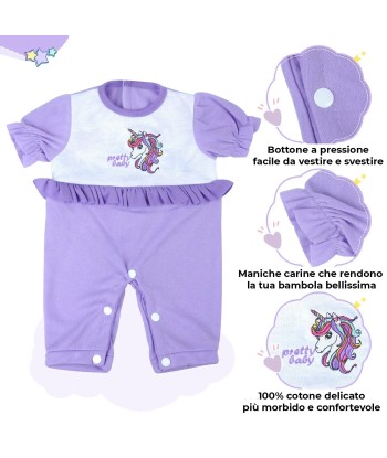 Set x7 accessoires licorne pour poupées reborn français