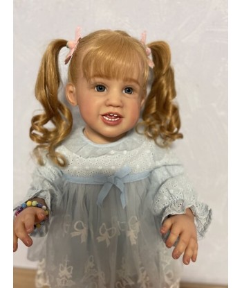 Bambola reborn toddler femmina (80cm) capelli lunghi - Mia by Bountiful Baby vous aussi creer 