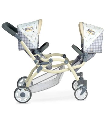 Passeggino gemellare per bambole reborn en stock