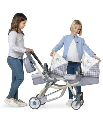 Passeggino gemellare per bambole reborn en stock