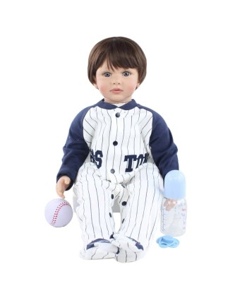 Grande bambola reborn toddler 60cm - TEDDY pas cher chine