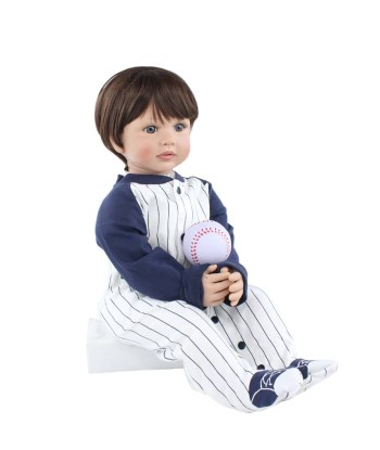 Grande bambola reborn toddler 60cm - TEDDY pas cher chine