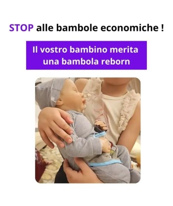 Bambola reborn realistica occhi chiusi 50cm - THEO Le MVP de beaucoup