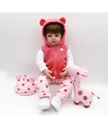 Bambola reborn vestiti/accessori da neonato 47cm - MENINA plus qu'un jeu 