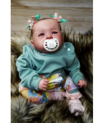 Bellissima bambola reborn occhi blu - Amelie by Sandy Faber france