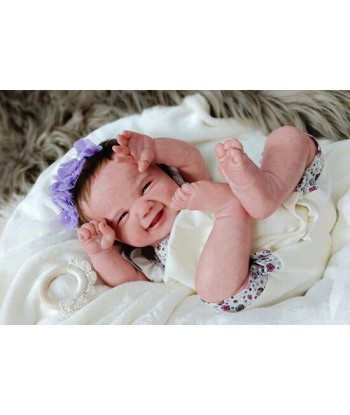 Neonato reborn originale sorridente - Lexi by Sandy Faber une grave pollution 