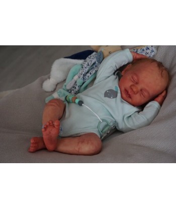 Bambola reborn maschio che dorme - Mayeul by Realborn Steven commande en ligne