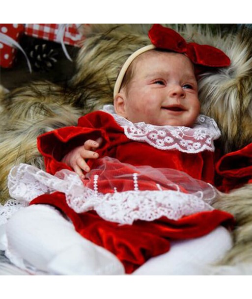 Poupée reborn féminine souriante - Anastazja par Olga Auer de votre