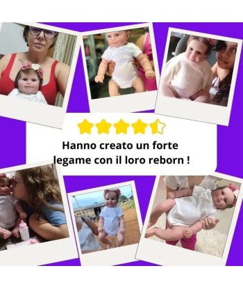 Bébé reborn fille réaliste 50cm - MINA sur le site 