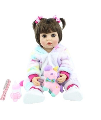 Bébé reborn pyjama licorne - BIANCA Par le système avancé 