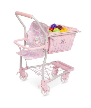 Chariot à jouets 2 en 1 pour poupées destockage